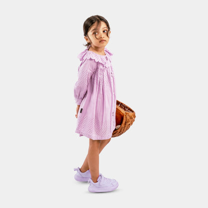 Scallop Gather Dress
